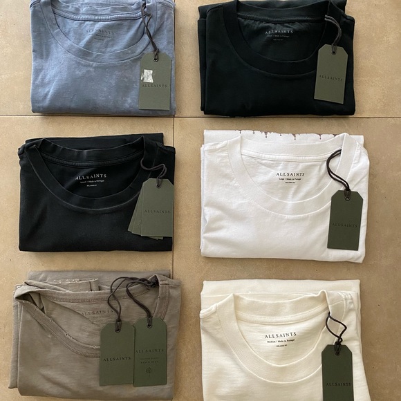 AllSaints Men’s Crew Neck T-Shirts (XS-M) - Picture 1 of 13
